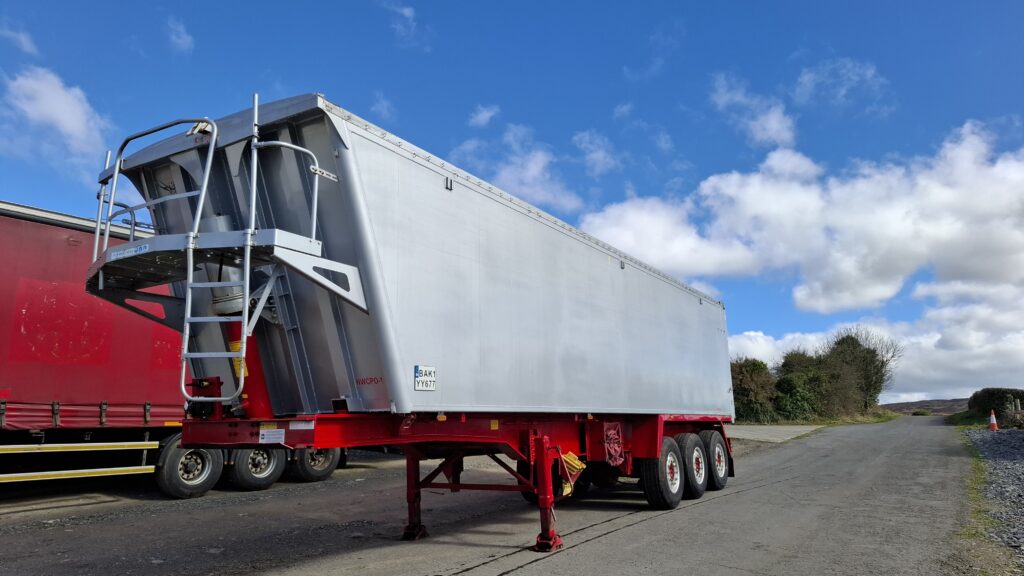 2008 Stas Tipping Trailer , 75 Cubic , On Board Weighter