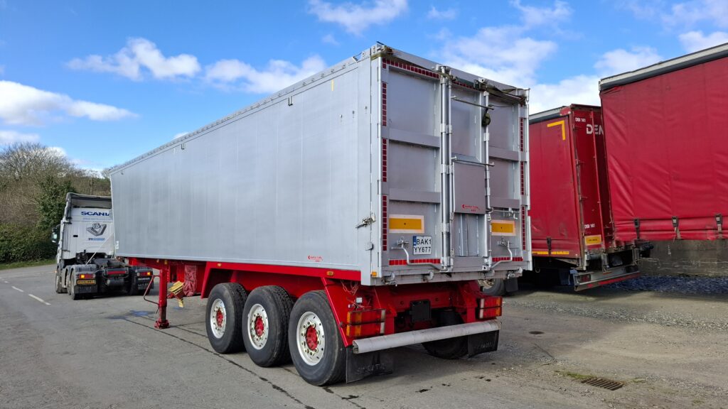 2008 Stas Tipping Trailer , 75 Cubic , On Board Weighter