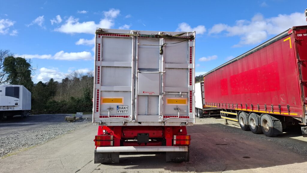 2008 Stas Tipping Trailer , 75 Cubic , On Board Weighter