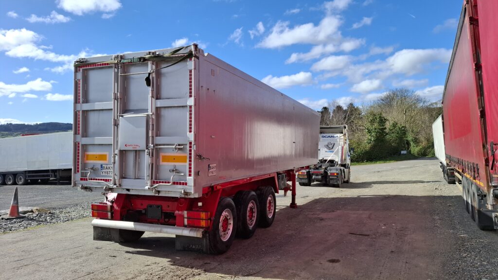 2008 Stas Tipping Trailer , 75 Cubic , On Board Weighter