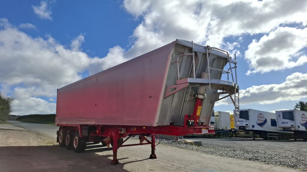 2008 Stas Tipping Trailer , 75 Cubic , On Board Weighter