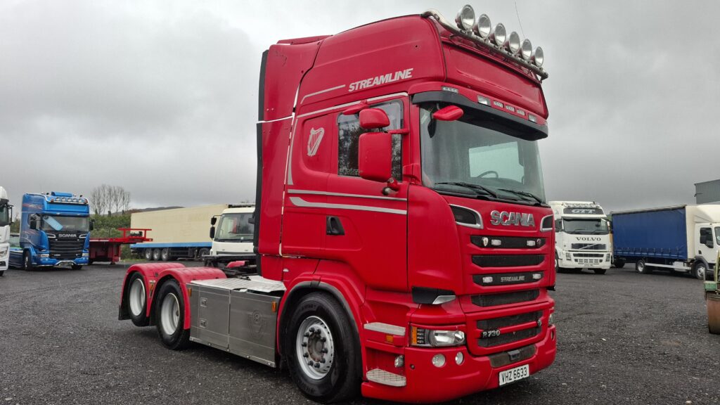 2012 Scania R730 LHD 6x2 Topline Rearlift Twin wheel Tag ,