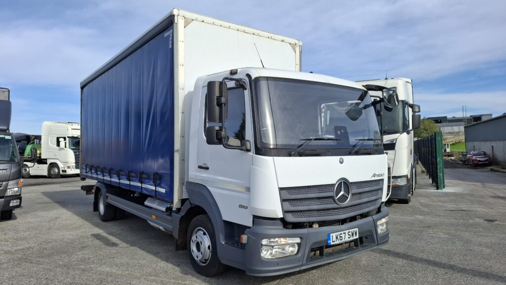 2018 Mercedes Atego 818 , Curtain Side , 4x2 , 7.5 Ton