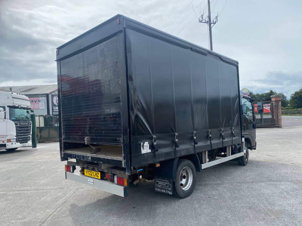 2022 Isuzu N75 15 7.5 ton Curtiansider 14 ft body