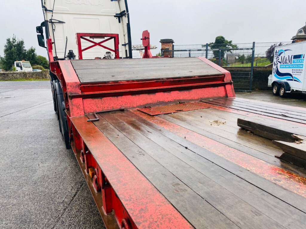 2004 Andover Lowloader outriggers, Rearlift axle,