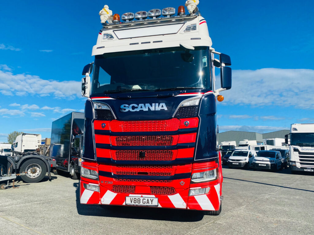2017 Scania S730  6x2 Twin wheel Tag , Air front and back