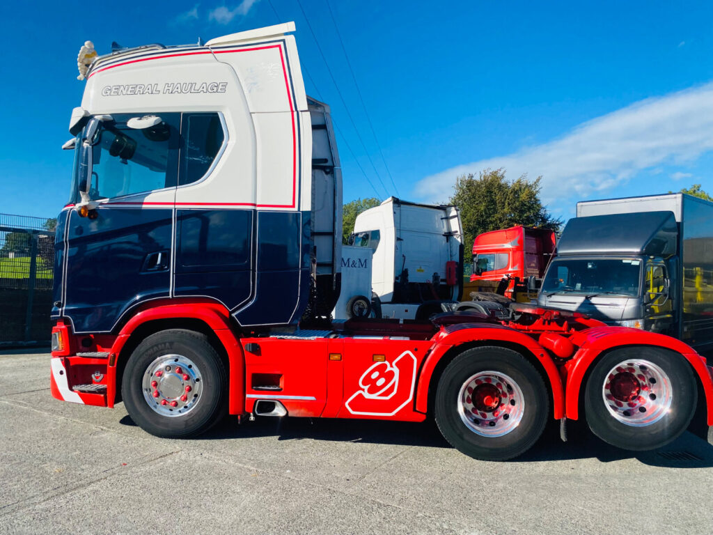2017 Scania S730  6x2 Twin wheel Tag , Air front and back