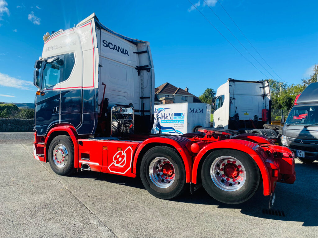 2017 Scania S730  6x2 Twin wheel Tag , Air front and back