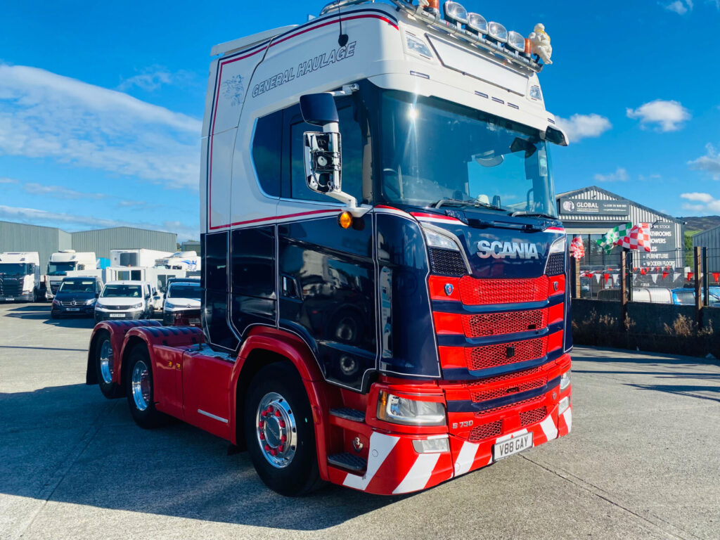 2017 Scania S730  6x2 Twin wheel Tag , Air front and back